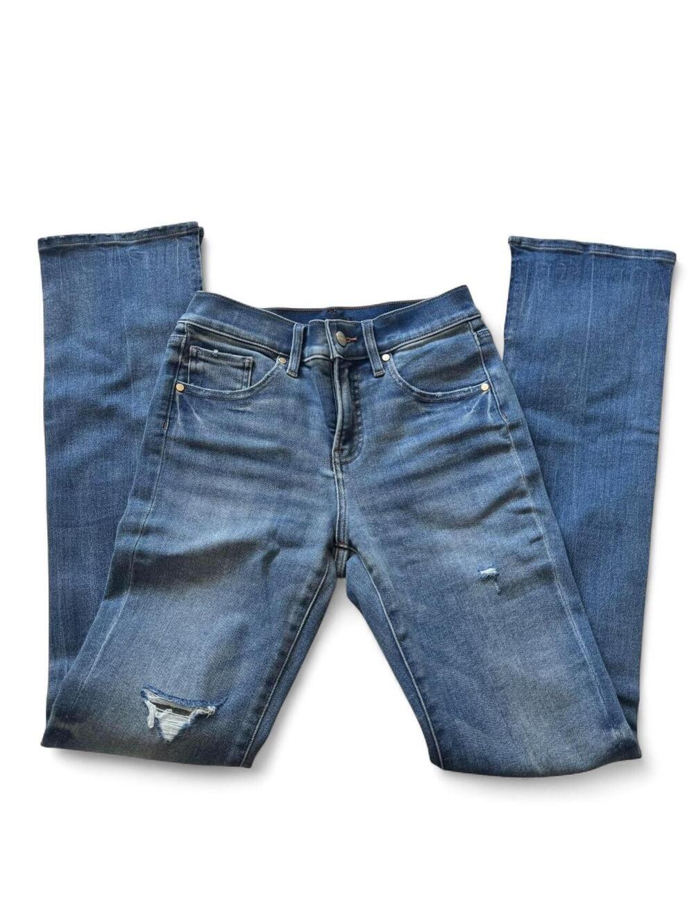 Express Mid Rise Jeans Size 2R - Picture 2 of 3